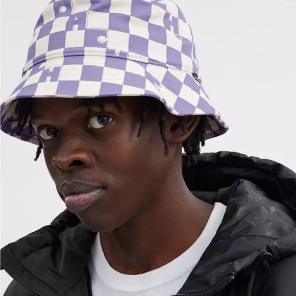 NWT Coach Checkerboard Print Bucket Hat - Picture 3 of 10